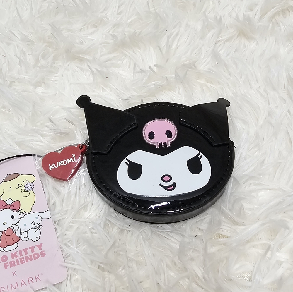 Hello Kitty & Friends Kuromi Round Zip Coin Purse Primark Exclusive Kawaii Cute